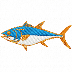 Fishes Embroidery Design 3 Fishes Embroidery Design 3
